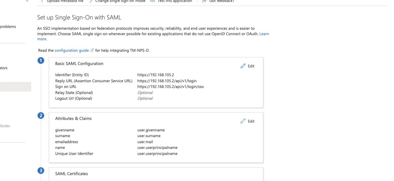 Verify Basic SAML values and the NameID claim