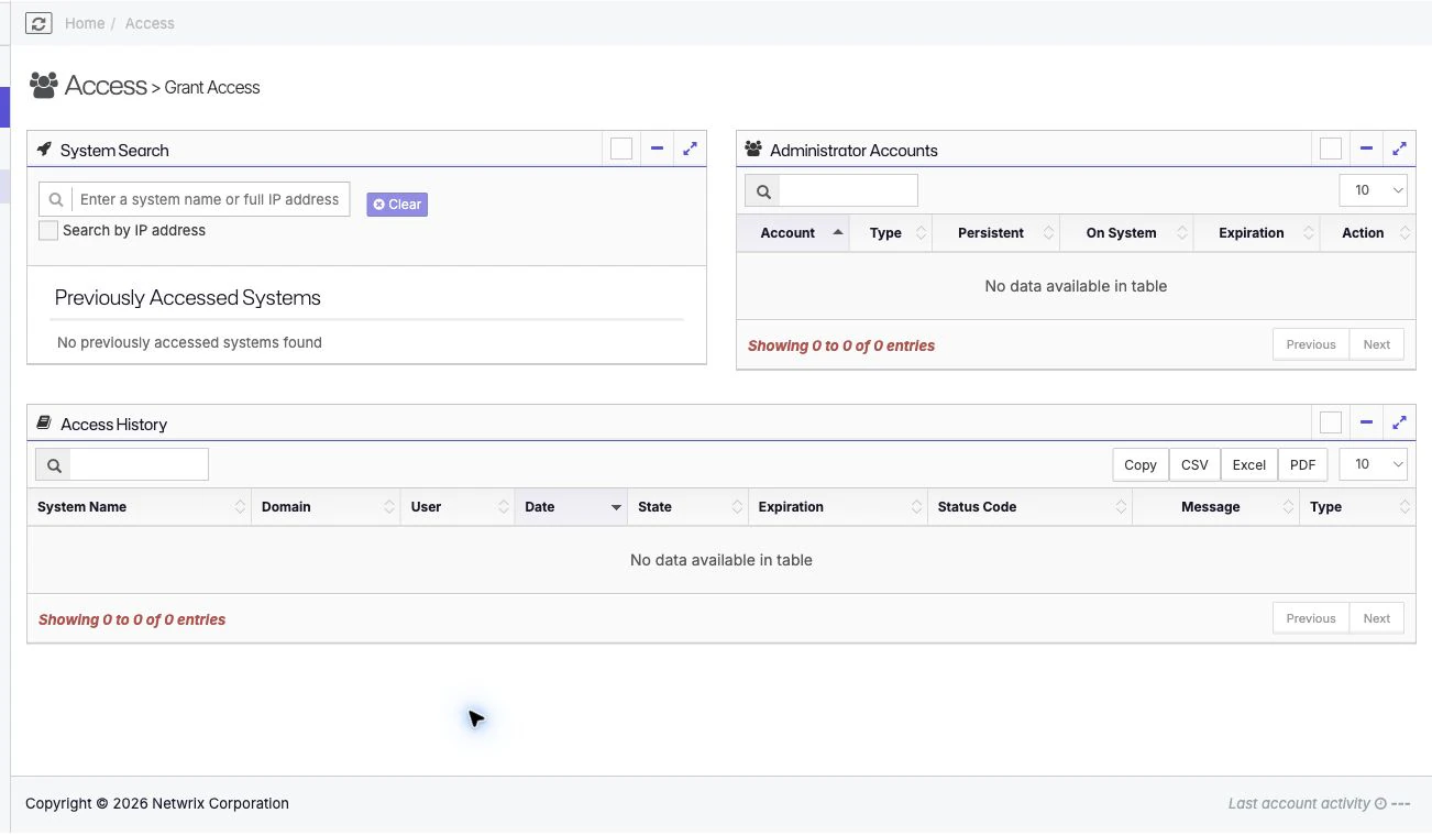 Authenticated NPS-D landing page after SAML