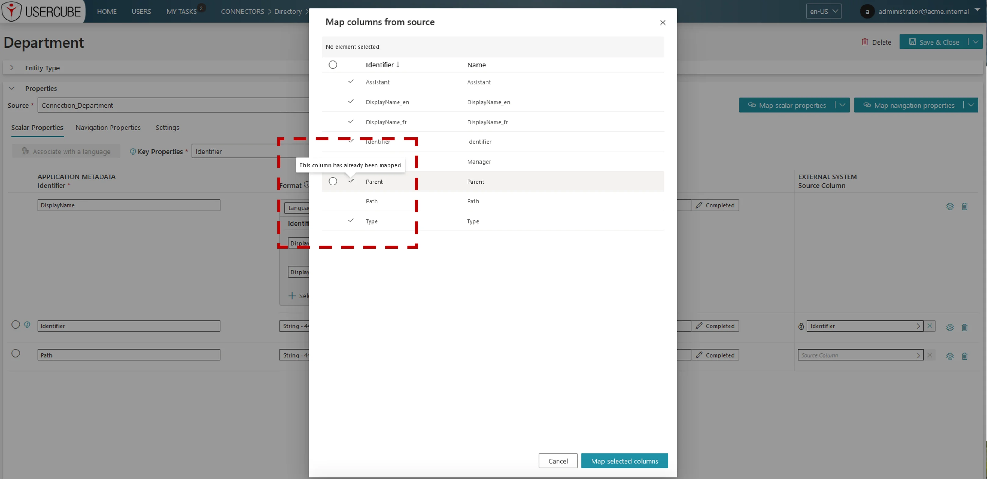 RemapColumns