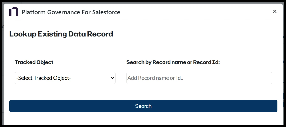 Lookup Data Record
