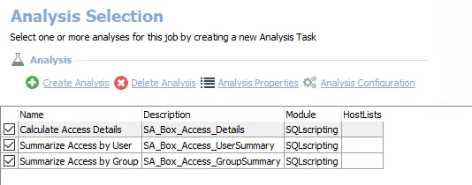 Analysis Tasks for the Box_Access Job