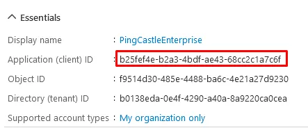 Client and Tenant IDs