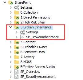 3.Broken Inheritance &gt; SP_BrokenInheritance Job in the Jobs Tree
