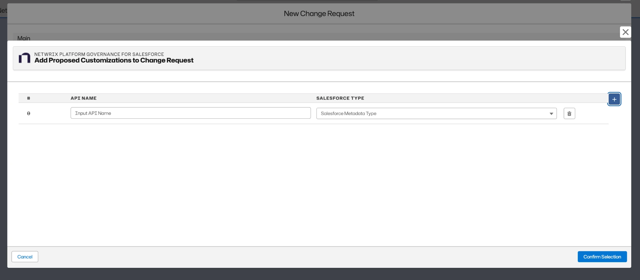 Add Proposed Customizations to the Change Request