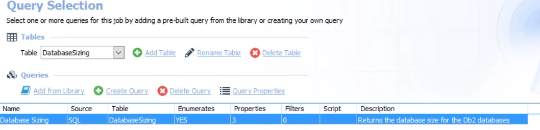 Query Selection