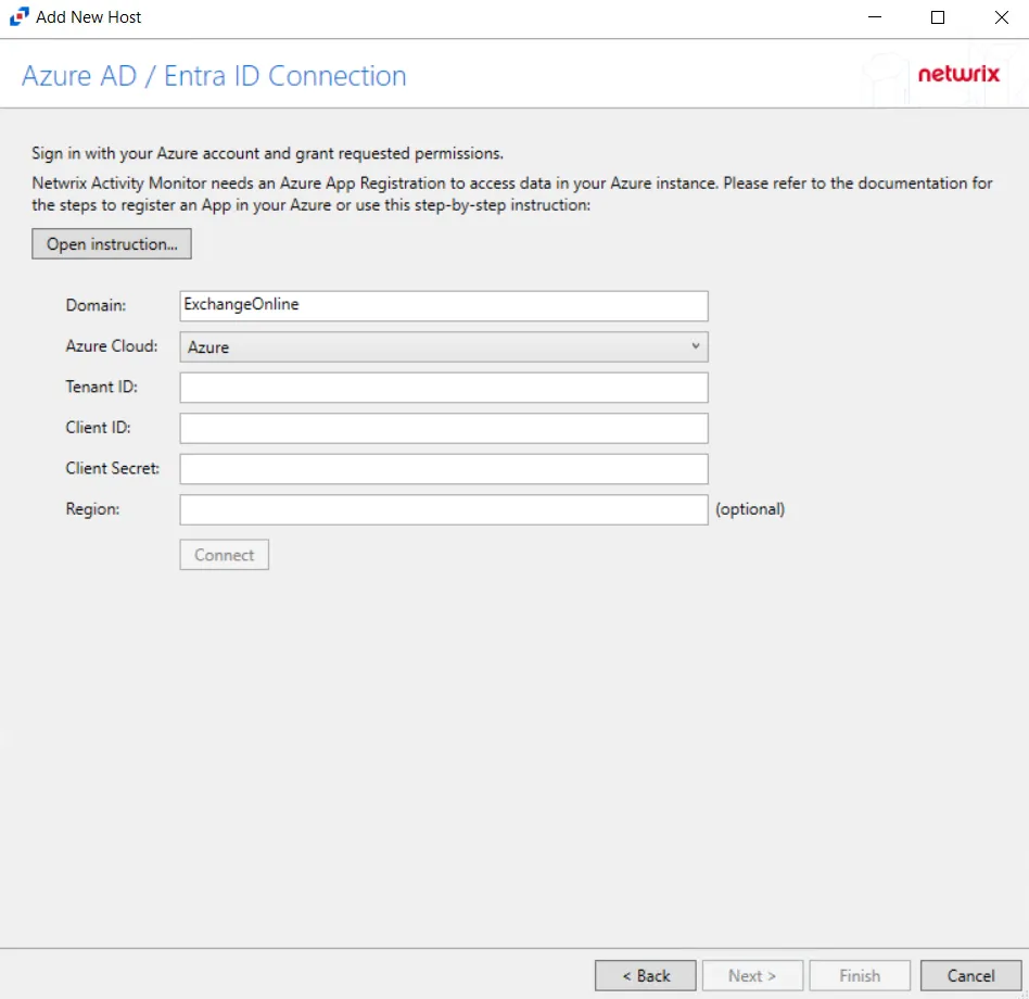 Azure AD Connection - Exchange Online