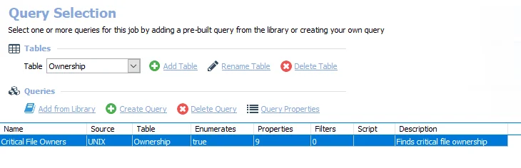 Queries for the UX_CriticalFiles Job