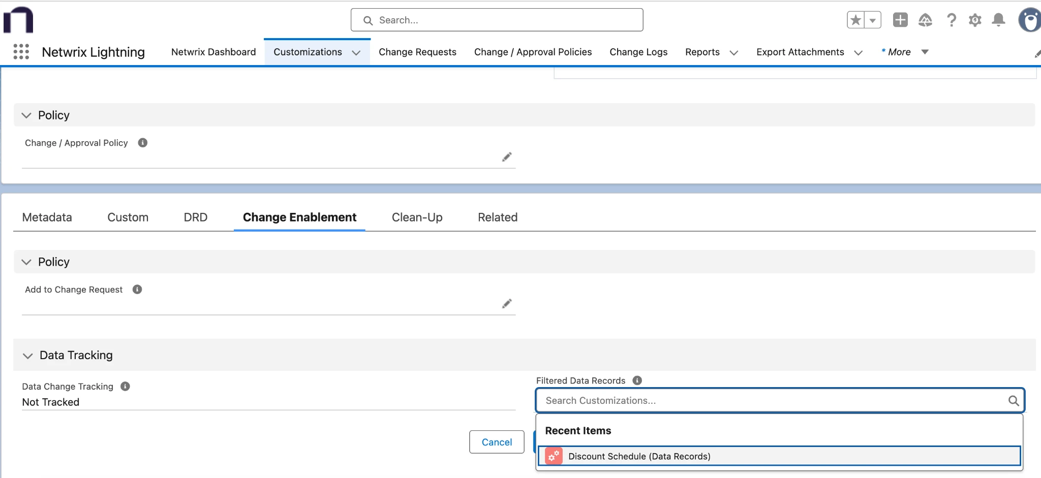 DiscountScheduleFilter - Apex Class Filter