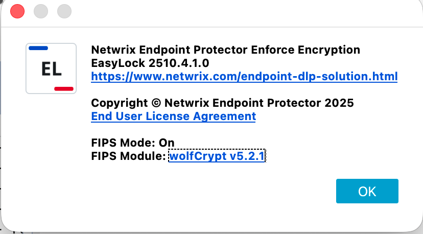 Enforced Encryption FIPS engine details