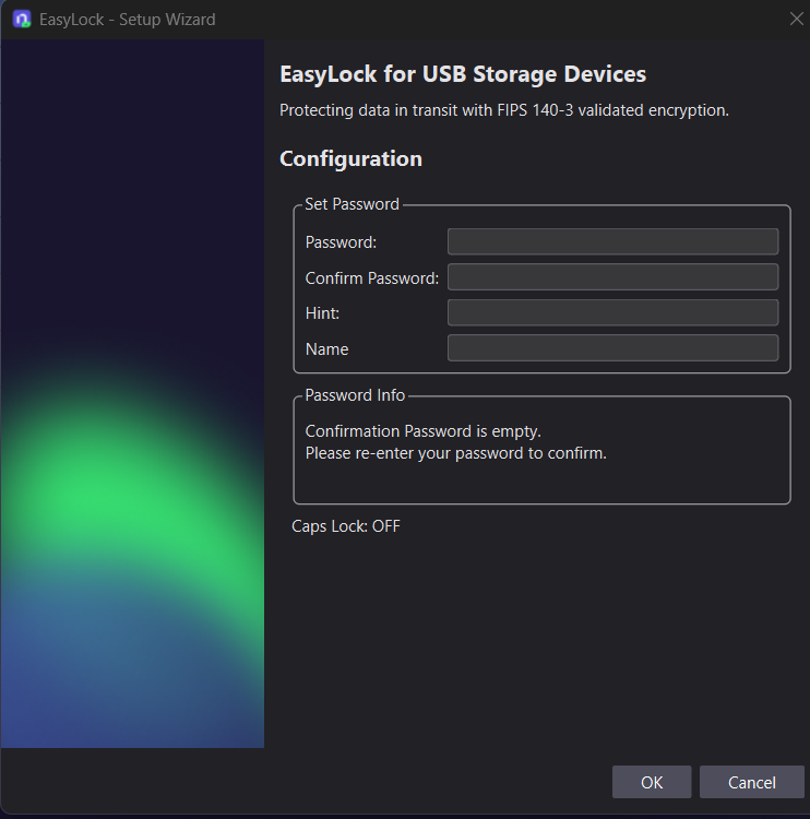 Enforced Encryption first run config