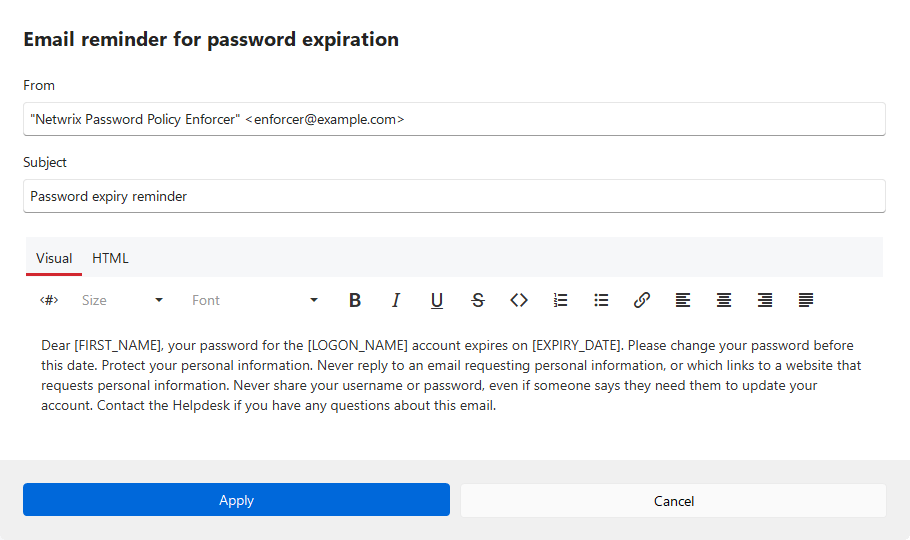 Email Template Editor