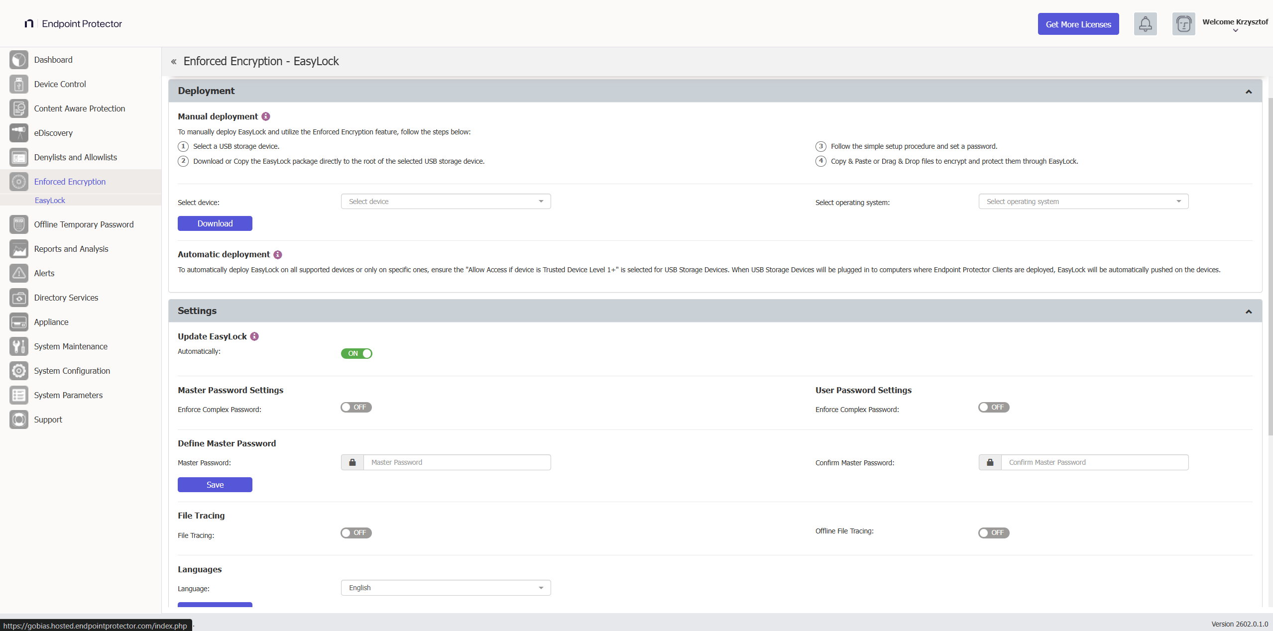 Enforced Encryption, Formerly known as EasyLock