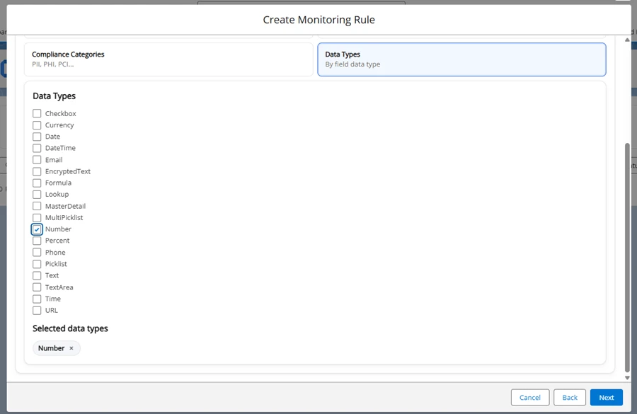 New Rule Step 2 Data Types