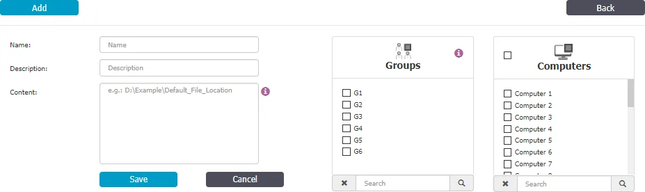 New File Location Allowlists 