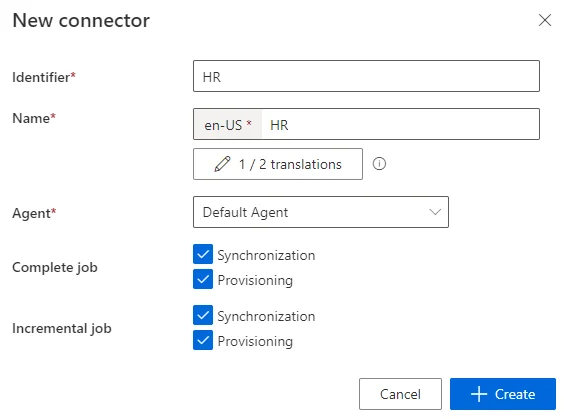 HR Connector Declaration