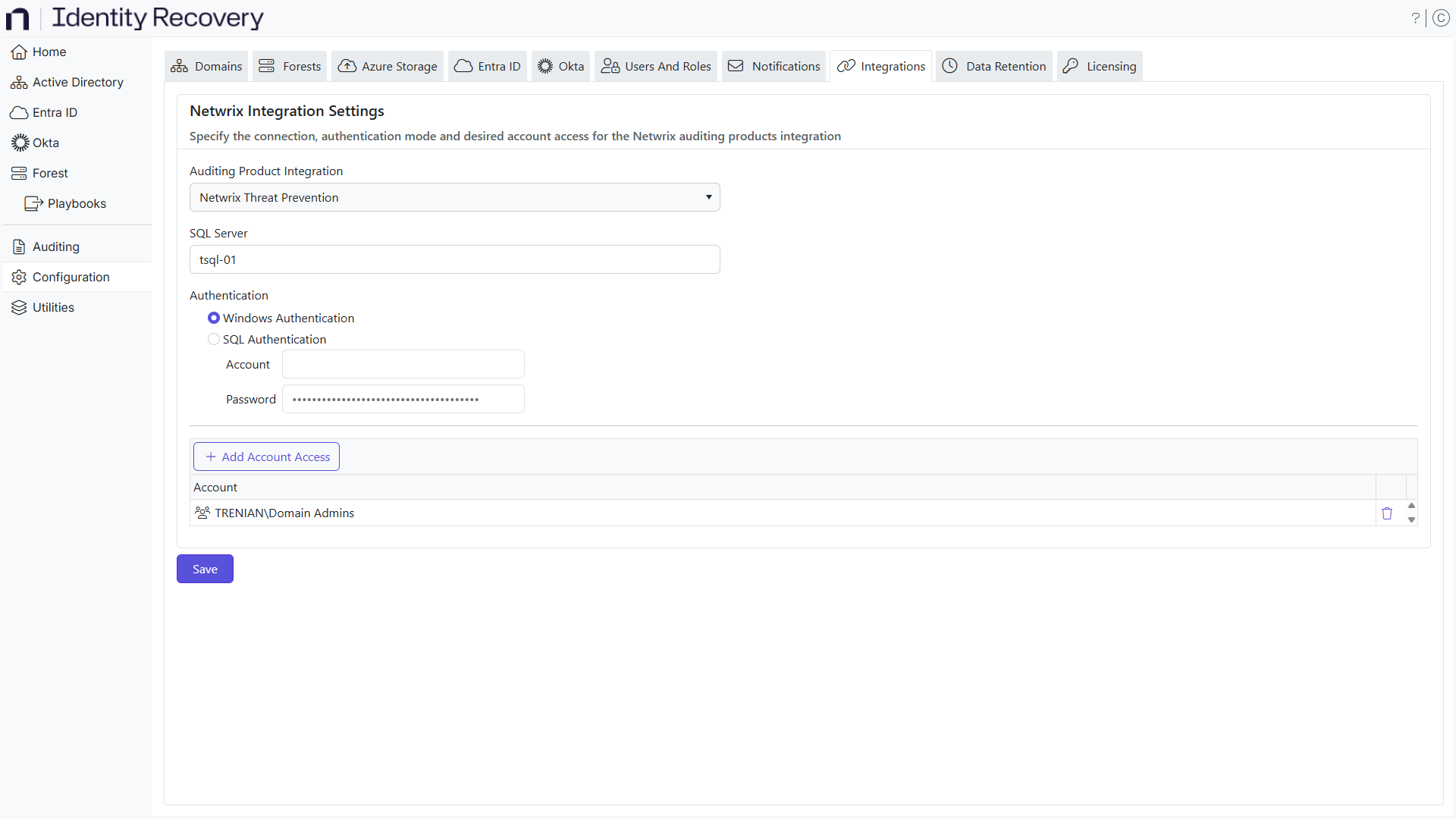 Netwrix Integrations page