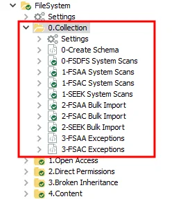 0.Collection Job Group in the Jobs Tree