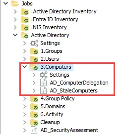 3.Computers Job Group in the Jobs Tree