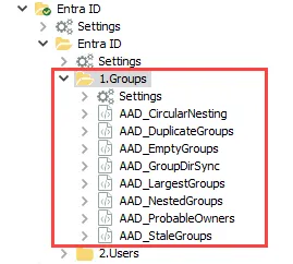 1.Groups Job Group in the Jobs Tree