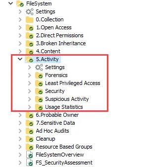 5.Activity Job Group in the Jobs Tree