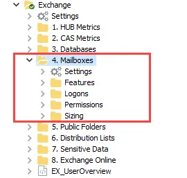 4.Mailboxes Job Group in the Jobs Tree