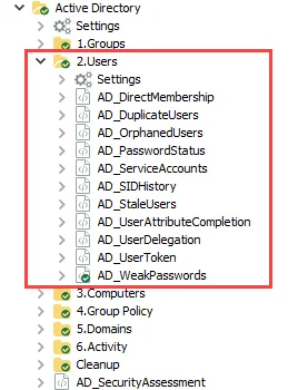 2.Users Job Group in the Jobs Tree