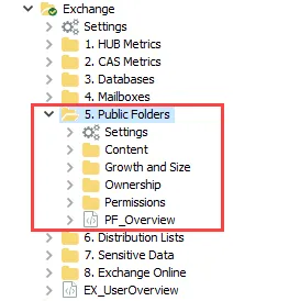 5.Public Folders Job Group in the Jobs Tree
