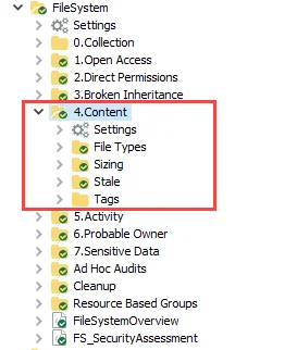 4.Content Job Group in the Jobs Tree