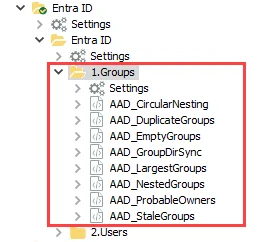 1.Groups Job Group in the Jobs Tree