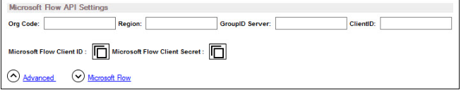 Workflow tab showing Microsoft Flow link