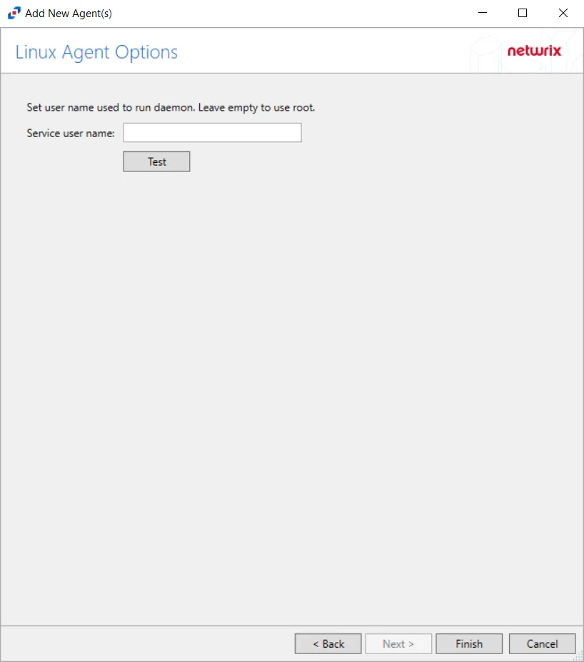 Linux Agent Options