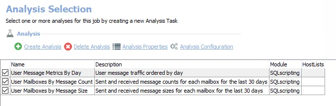 Analysis Tasks for the EX_Mailflow_Mailbox Job