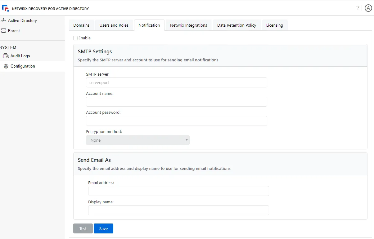 Notifications Page