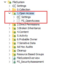 1.Open Access &gt; FS_OpenAccess Job in the Jobs Tree