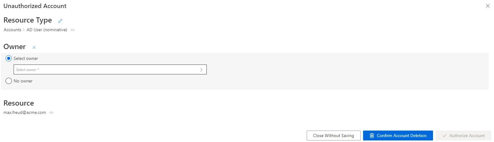 Select Owner