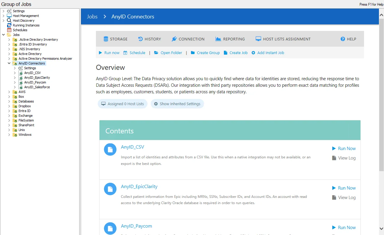 AnyID Connectors Solution Overview page