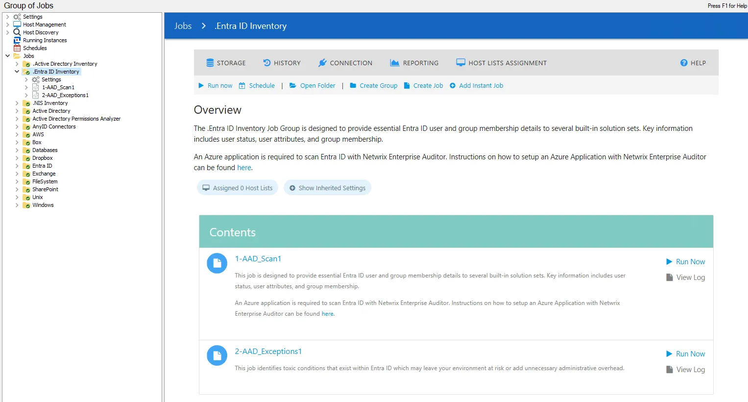 .Entra ID Inventory overview page