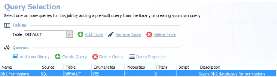 Query Selection