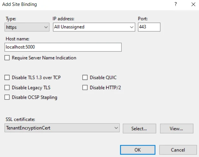 IIS Server Certificate: Step 3