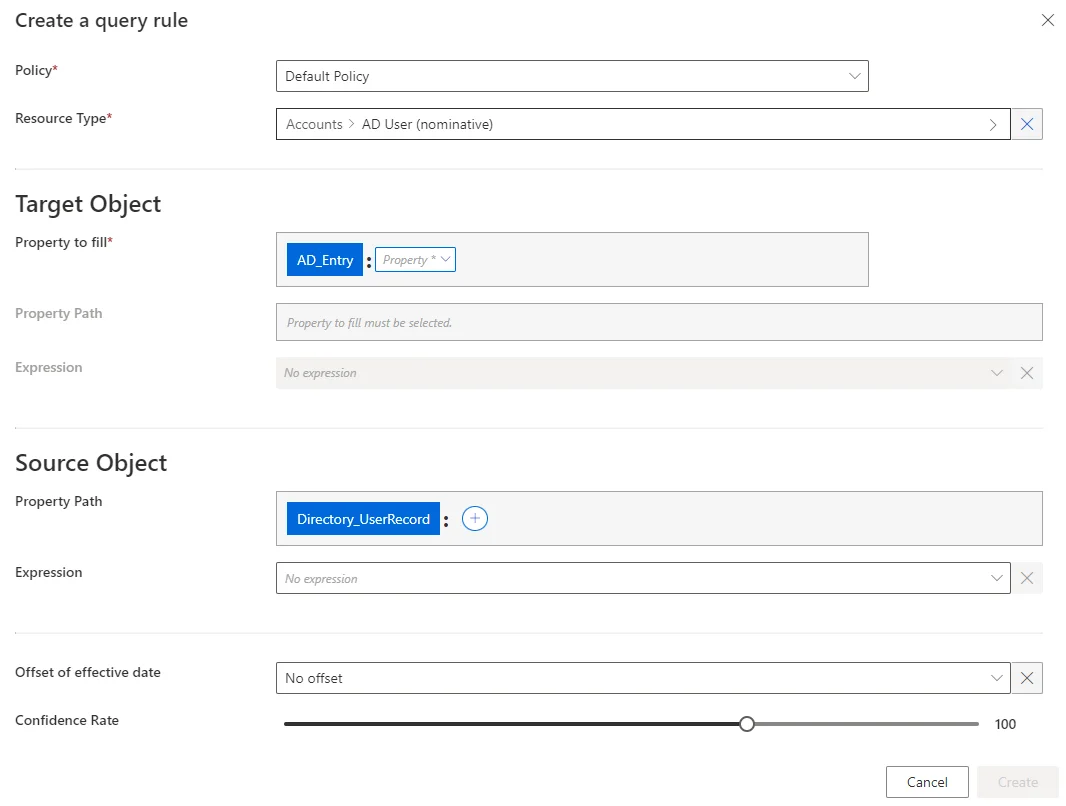Query Rule Fields