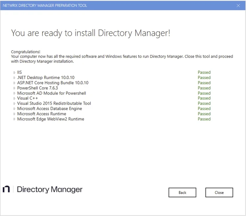 Ready to install