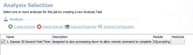 Analysis Tasks for the RemoteOpenPort Job