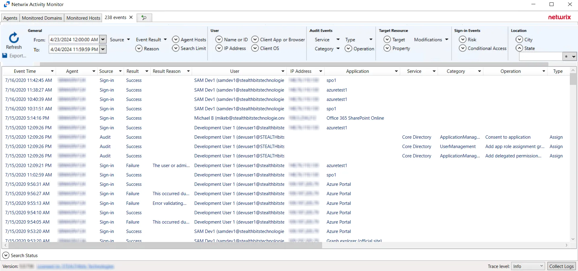 Exchange Online - Search Results