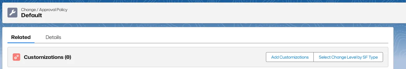 Select Change Level By SF Type