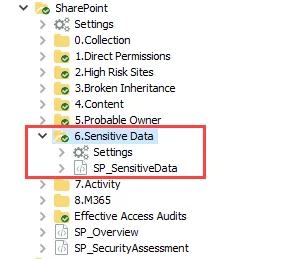 6.Sensitve Data &gt; SP_SensitiveData Job in the Jobs Tree