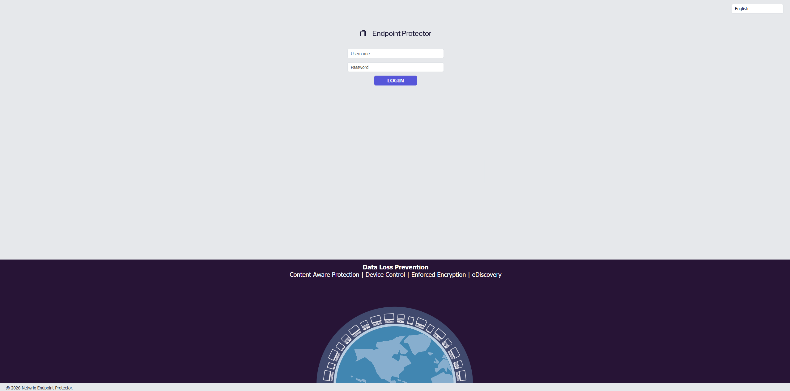  Input your assigned username and password to log in to the Server