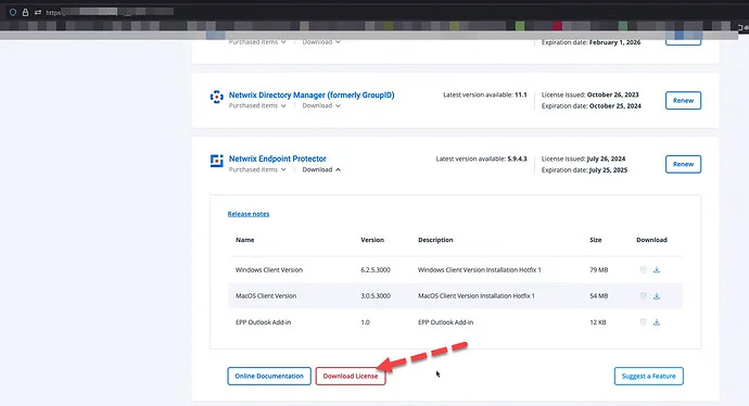 System Configuration → System Licensing — license details and ELS status