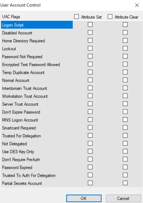 User Account Control Window
