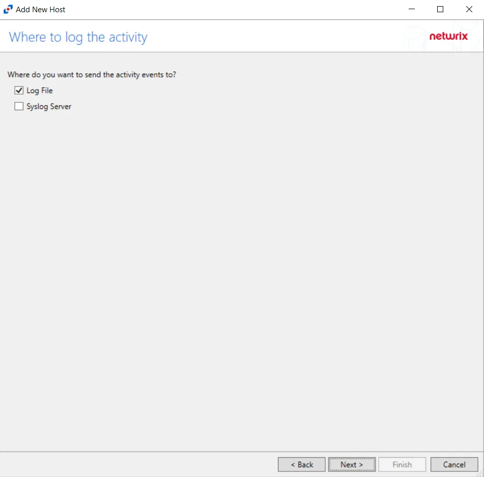 Where To Log The Activity page